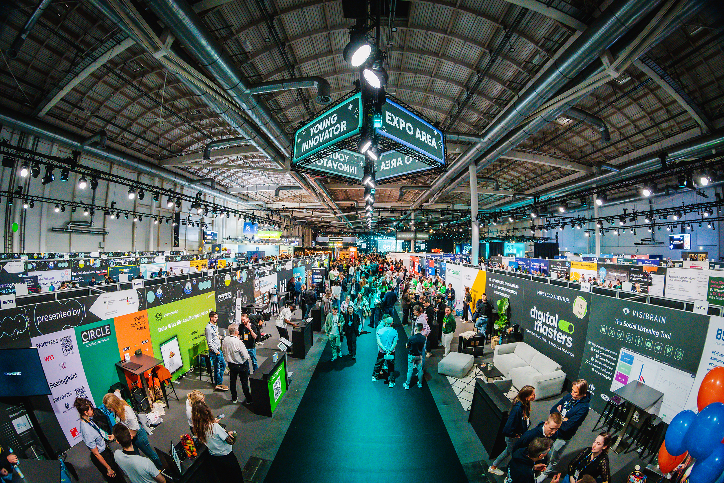 OMR Festival Expo Area von oben 2